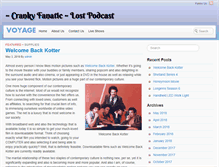Tablet Screenshot of crankyfanatic.com